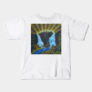 Oil Painting - Underground City. 1993 Kids T-Shirt